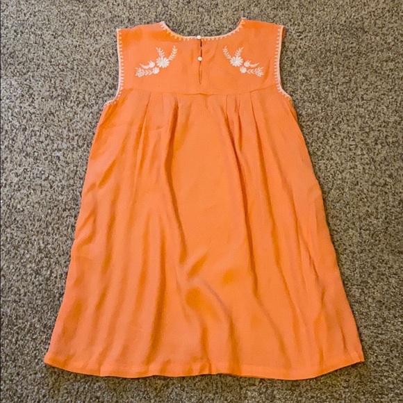 Orange summery shift dress - Picture 4 of 6